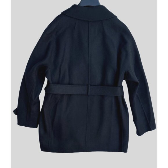 Nwt J Crew belted wool blend double breasted wrap coat - Picture 3 of 6